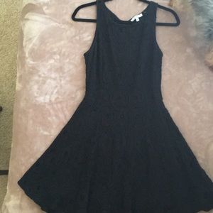 Black skater style dress
